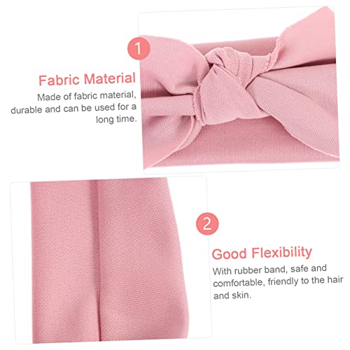 SECFOU Girls Bow Headband 2 Pack Newborn Baby Comfortable Stylish