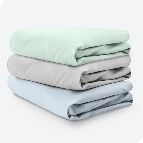 Bare Home 3-Pack Fitted Crib Sheets - Ultra-Soft Microfiber