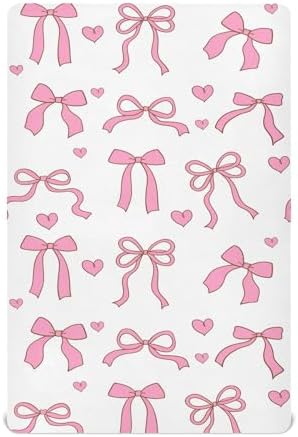 KICPOAY Cute Dinosaur Crib Sheets Stretchy Playard Sheets for Baby Toddler
