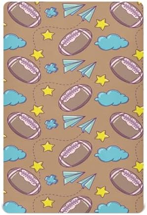 KICPOAY Brown Crib Sheets for Baby Toddler