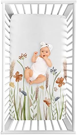 Sweet Jojo Designs Boho Floral Crib Sheet