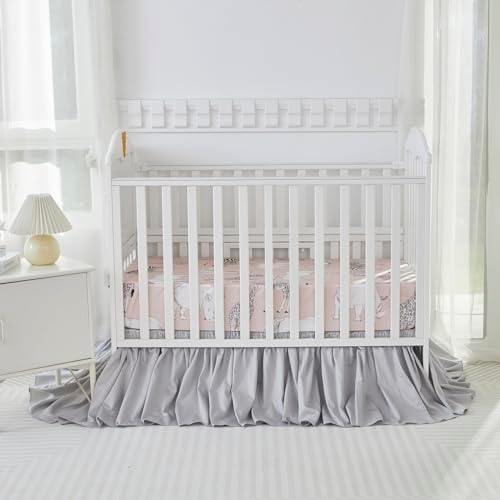Brandream Crib Sheets - Jungle Animals Soft Breathable Neutral