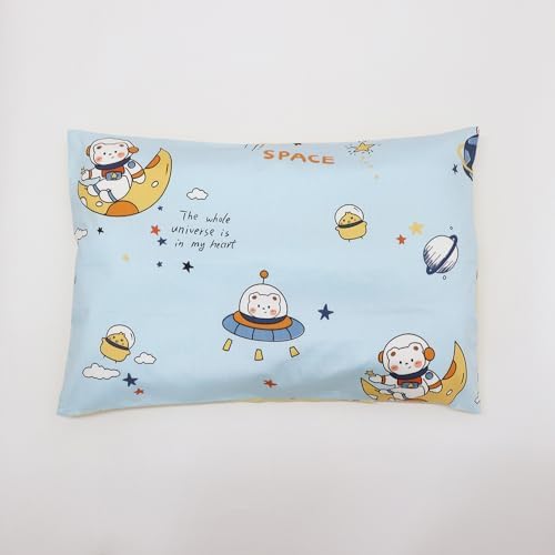 100 Cotton Crib Bedding Set Blue 3 Pcs for Baby Boys Girls