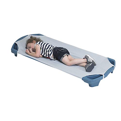 Childrens Factory Angels Rest Gingham Cot Sheet for Kids Daycare