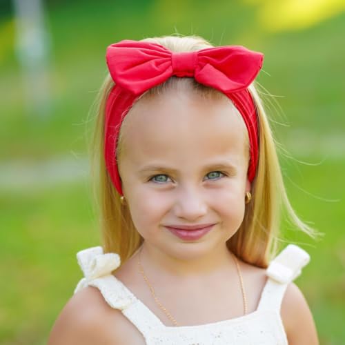 Babygiz Baby Girl Headbands with Big Bows 3-36 Months