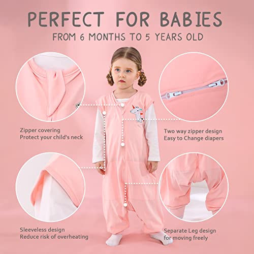 WONDAY Baby Toddler Sleep Sack 3T-5T with Feet