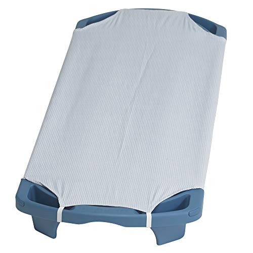Childrens Factory Angels Rest Gingham Cot Sheet for Kids Daycare