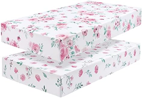 Davids Kids 100 Cotton Fitted Crib Sheets 2 Pack 1