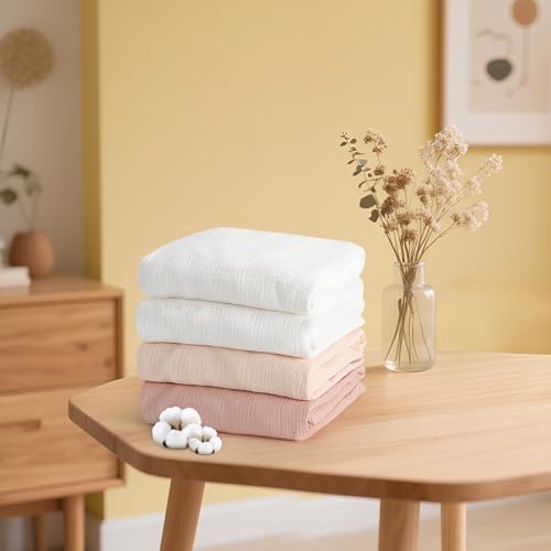 Amrcbb Organic Crib Sheets 2 Pack for Baby Girls Boys