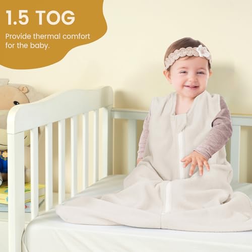 PHF 3 Pack Warm Micro-Fleece Baby Sleep Sack 6-12 Months