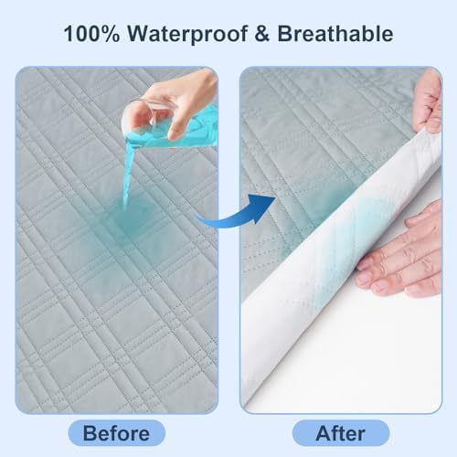 Davids Kids 2 Pack Waterproof Crib Mattress Protector