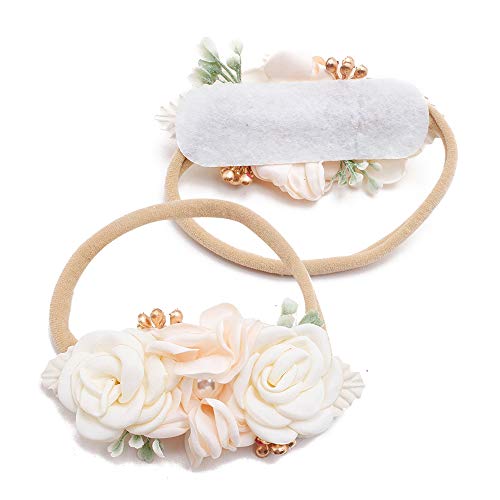 Baby Girl Flower Headband 6PCS Elastic Hairbands