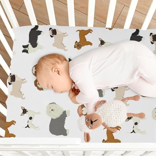Soft Stretchy Crib Sheets for Baby Toddler Playard