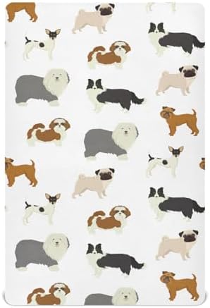Soft Stretchy Crib Sheets for Baby Toddler Playard