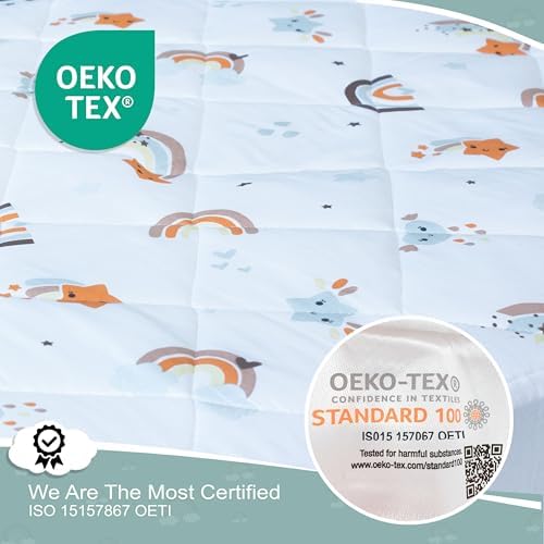 Sava Kids Organic Cotton Crib Mattress Protector and Sheet