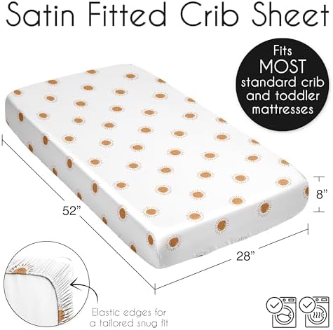 Sweet Jojo Designs Orange White Boho Crib Sheet