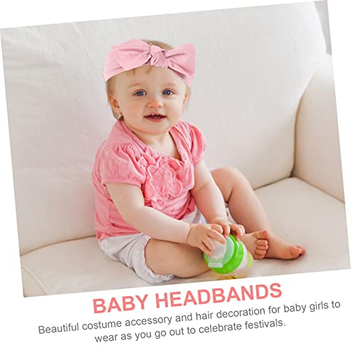 BIUDECO 2pcs Bow Headbands for Baby Girls