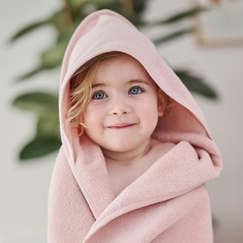 Huxie Organic Cotton Baby Hooded Towel - 32 x 32