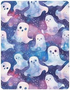 Qilmy Ghosts Fitted Crib Sheet Soft and Breathable for Baby