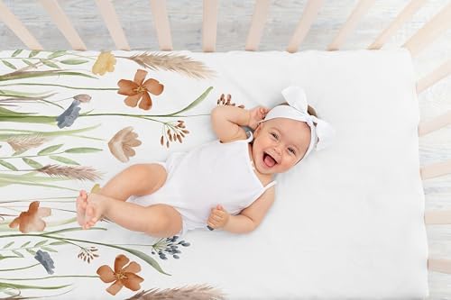 Sweet Jojo Designs Boho Floral Crib Sheet