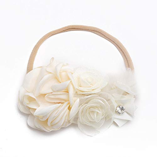 Baby Girl Floral Headband 3pcs Elastic Hairband Set