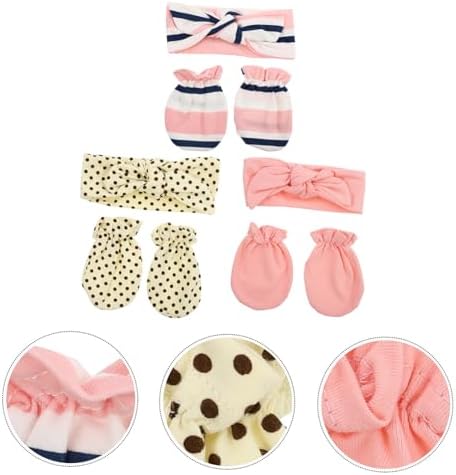 Homoyoyo Anti-Scratch Headbands for Newborns