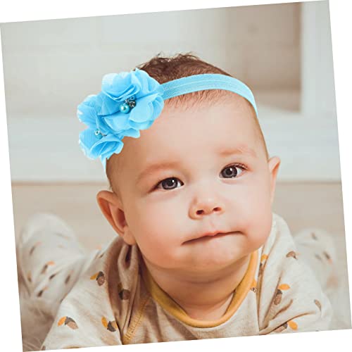 BESPORTBLE 6Pcs Elastic Hair Ties Floral Headbands for Baby Girl