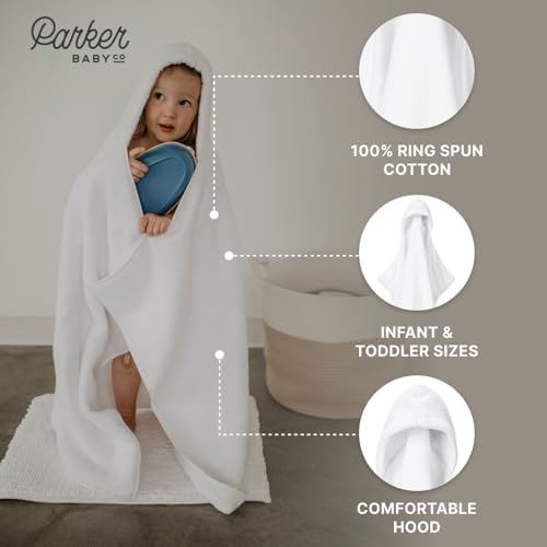 Parker Baby Co Premium Cotton Hooded Towel with Hood