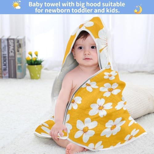 PaChyLuu 30x30 Inch Ultra Absorbent Baby Hooded Towel