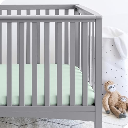 Bare Home 3-Pack Fitted Crib Sheets - Ultra-Soft Microfiber