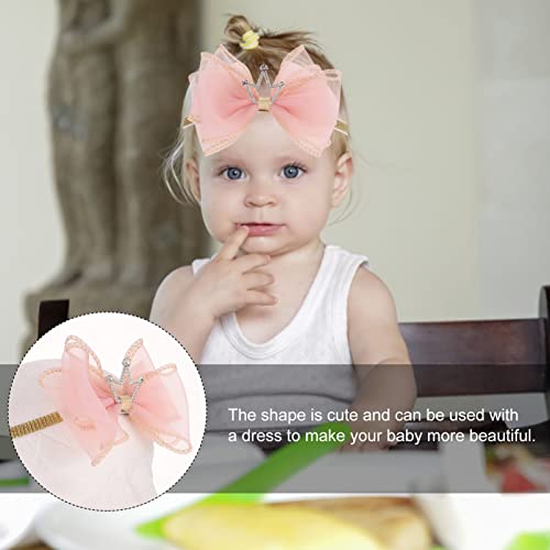 CHICAMPERA 2Pcs Headband Newborn Crown Photo Accessories