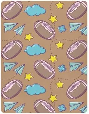 KICPOAY Brown Crib Sheets for Baby Toddler