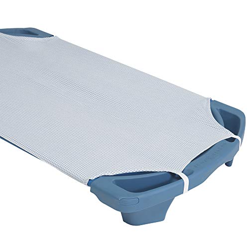 Childrens Factory Angels Rest Gingham Cot Sheet for Kids Daycare