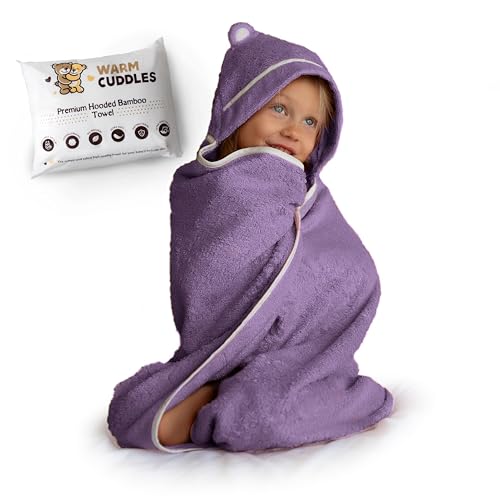 Premium Toddler Towel with Hood - Purple