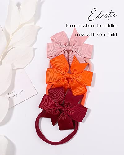 Jollybows 40pcs Baby Girls Headbands with Hair Ties
