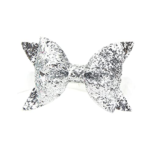WOONEKY Sequin Bowknot Headband for Baby Girls Boys
