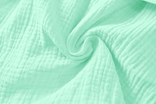 TADO Muslin Organic Cotton Hooded Toddler Bathrobe for Boys Girls