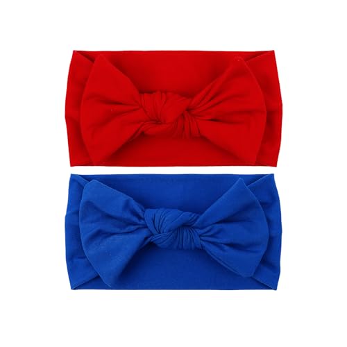 Handmade 4th of July Police Day Baby Bows Headbands