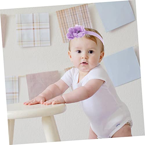 BESPORTBLE 6Pcs Elastic Hair Ties Floral Headbands for Baby Girl