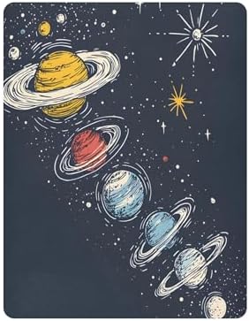 Qilmy Solar System Crib Sheet for Baby