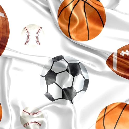 Sweet Jojo Designs Sports Themed Satin Crib Sheet