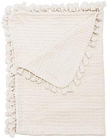 Crane Baby Birch Waffle Knit Blanket 36 x 36