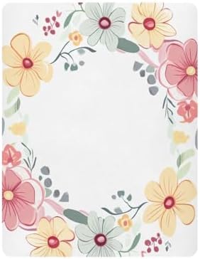 Wajiw Crib Sheets Soft Breathable Fitted 28x52In 1