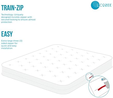 Waterproof Zippered Mattress Cover for Crib - Breathable and Safe