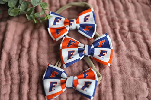 EdenBEbows University of Florida Gators Headband Bow for Babies