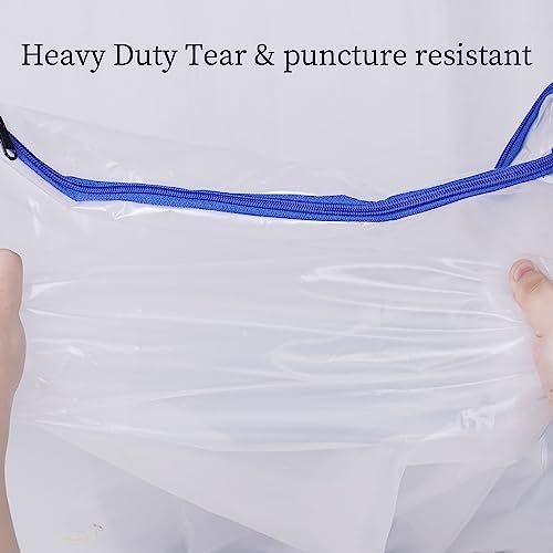 JUNESHE 2 Pack Crib Mattress Storage Bags with Zipper 1