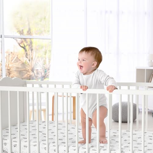 Sweet Jojo Designs Grey Bee Crib Sheet Fitted