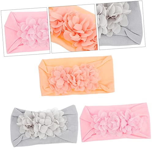 PartyKindom 3 Pcs Baby Bow Headbands for Girls and Boys