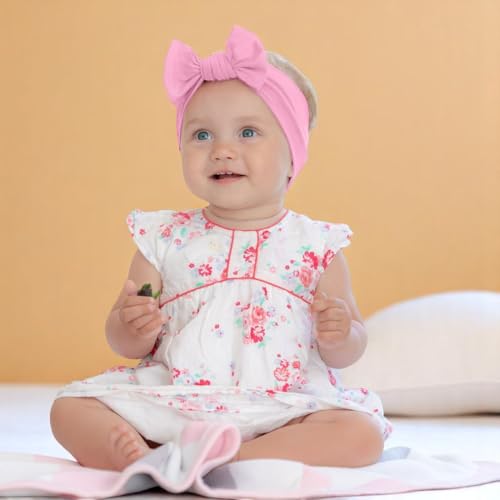 Babygiz Baby Girl Headbands with Bows Pink