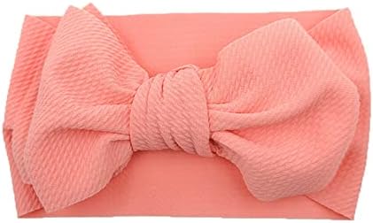 8PCS Baby Girls Bow Headbands Set Soft Elastic Hair Accessories